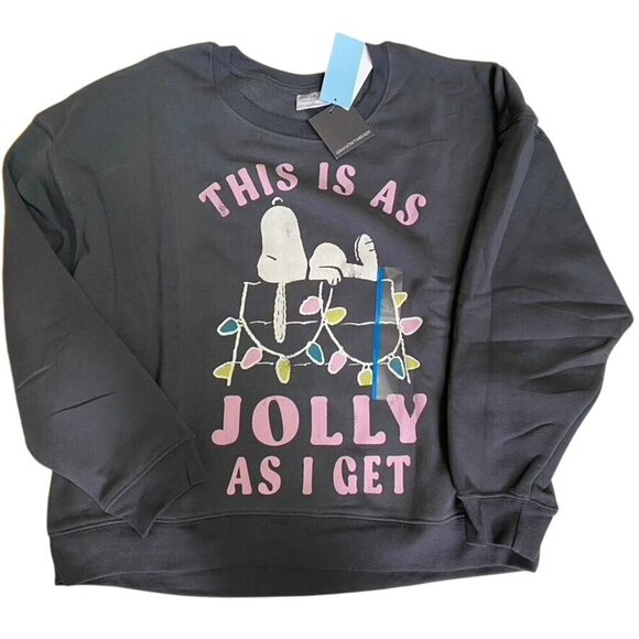Target Grayson Threads Women's Jolly Snoopy Graphic Sweatshirt Gray Size Various - Picture 2 of 11